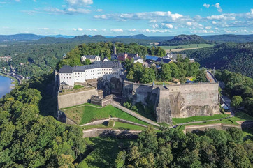 Festung Königstein auf dem Tafelberg