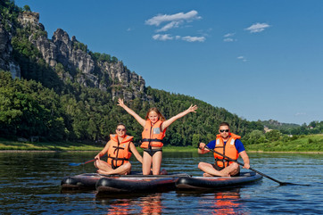 Abenteuer Elbe mit dem SUP
